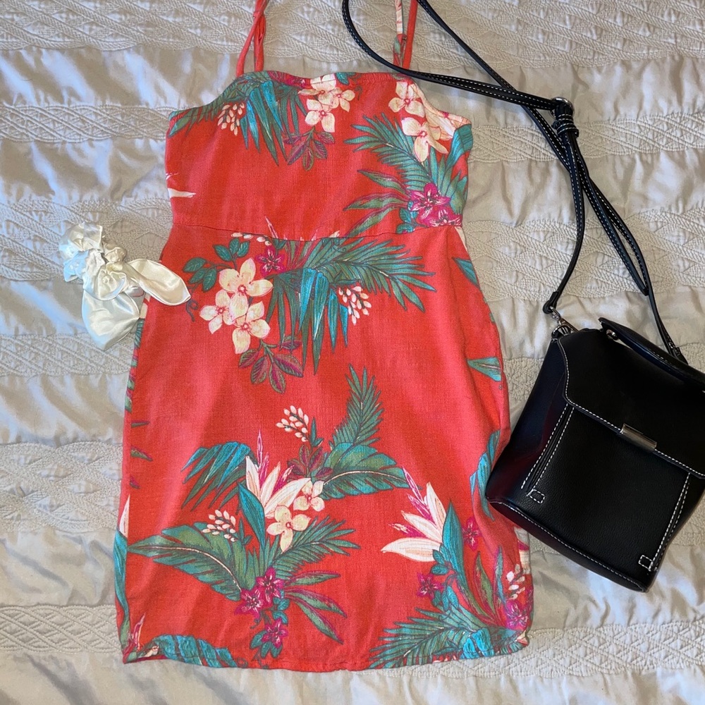 square neck dress from wild fable